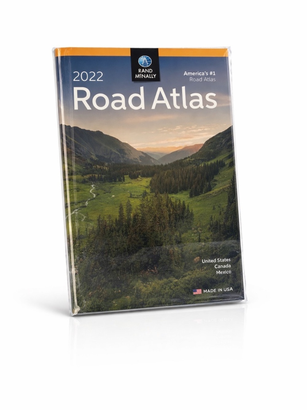 2022 Road Atlas with Protective Vinyl Cover Rand McNally NEW